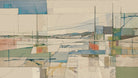 Abstract Horizons-Peel and Stick Wallpaper
