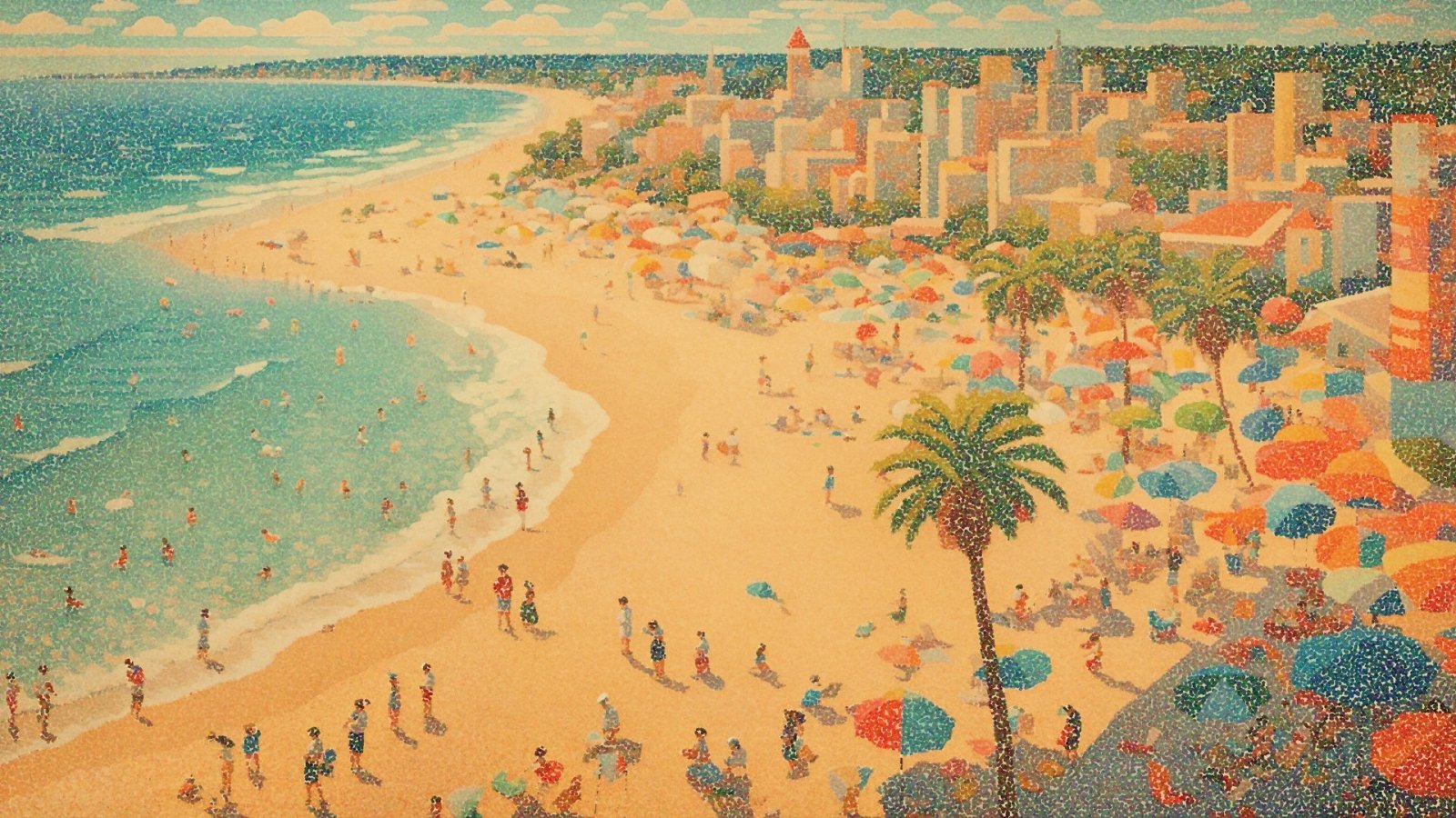 Beachside Bliss-Peel and Stick Wallpaper