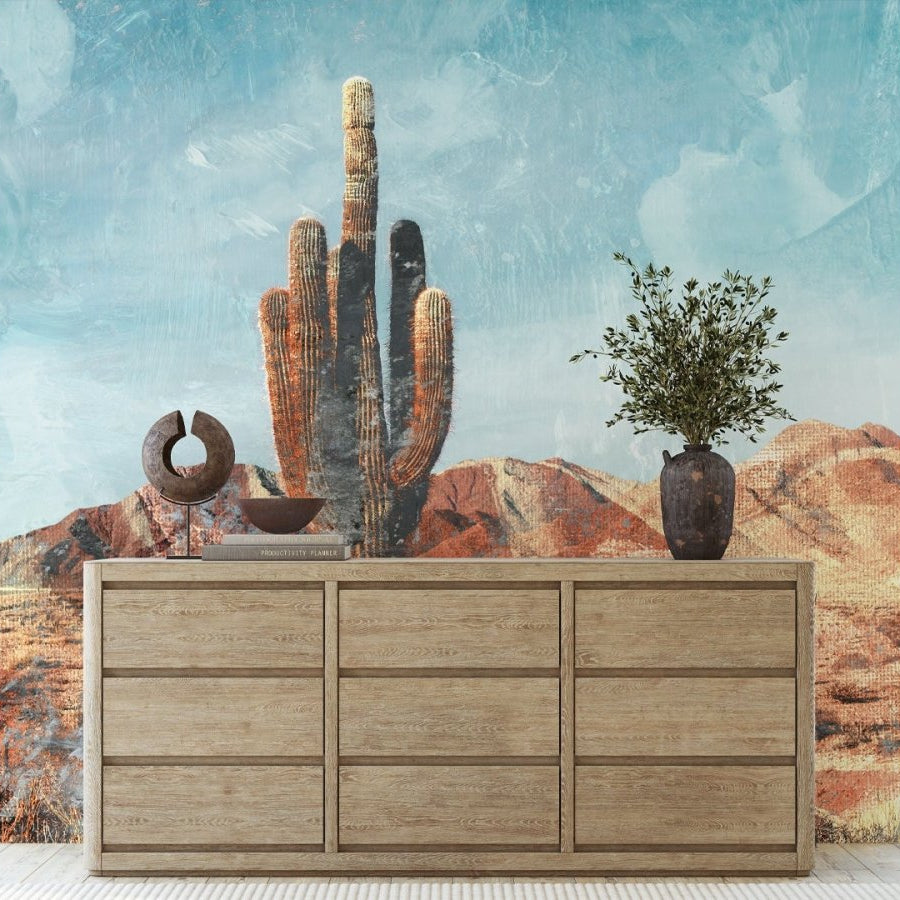 Desert Monolith-Peel and Stick Wallpaper