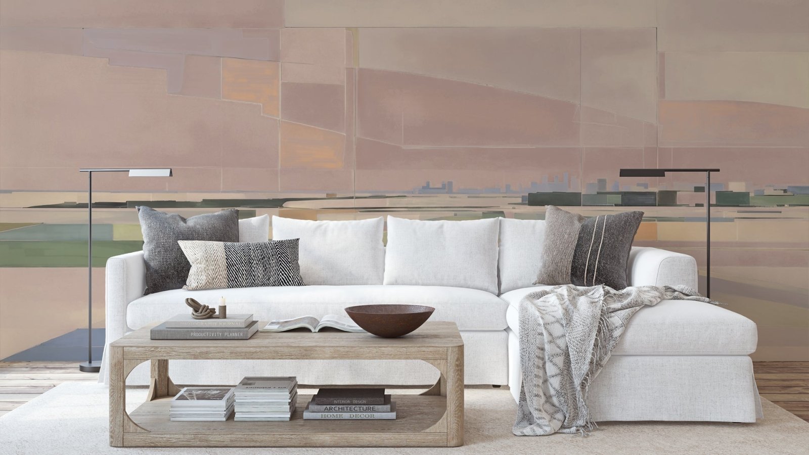 Pastel Panorama-Peel and Stick Wallpaper