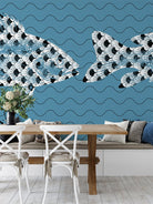Aquatic Mosaic-Peel and Stick Wallpaper