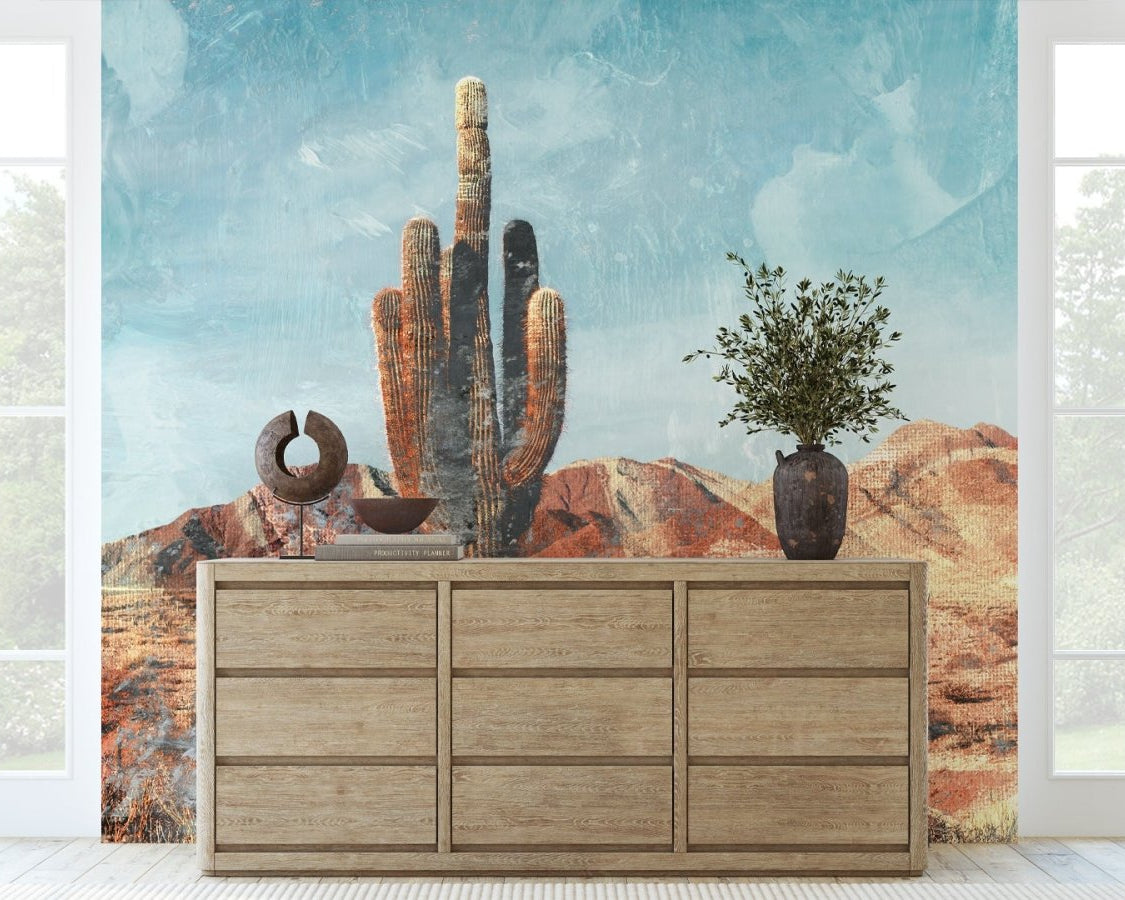 Desert Monolith-Peel and Stick Wallpaper