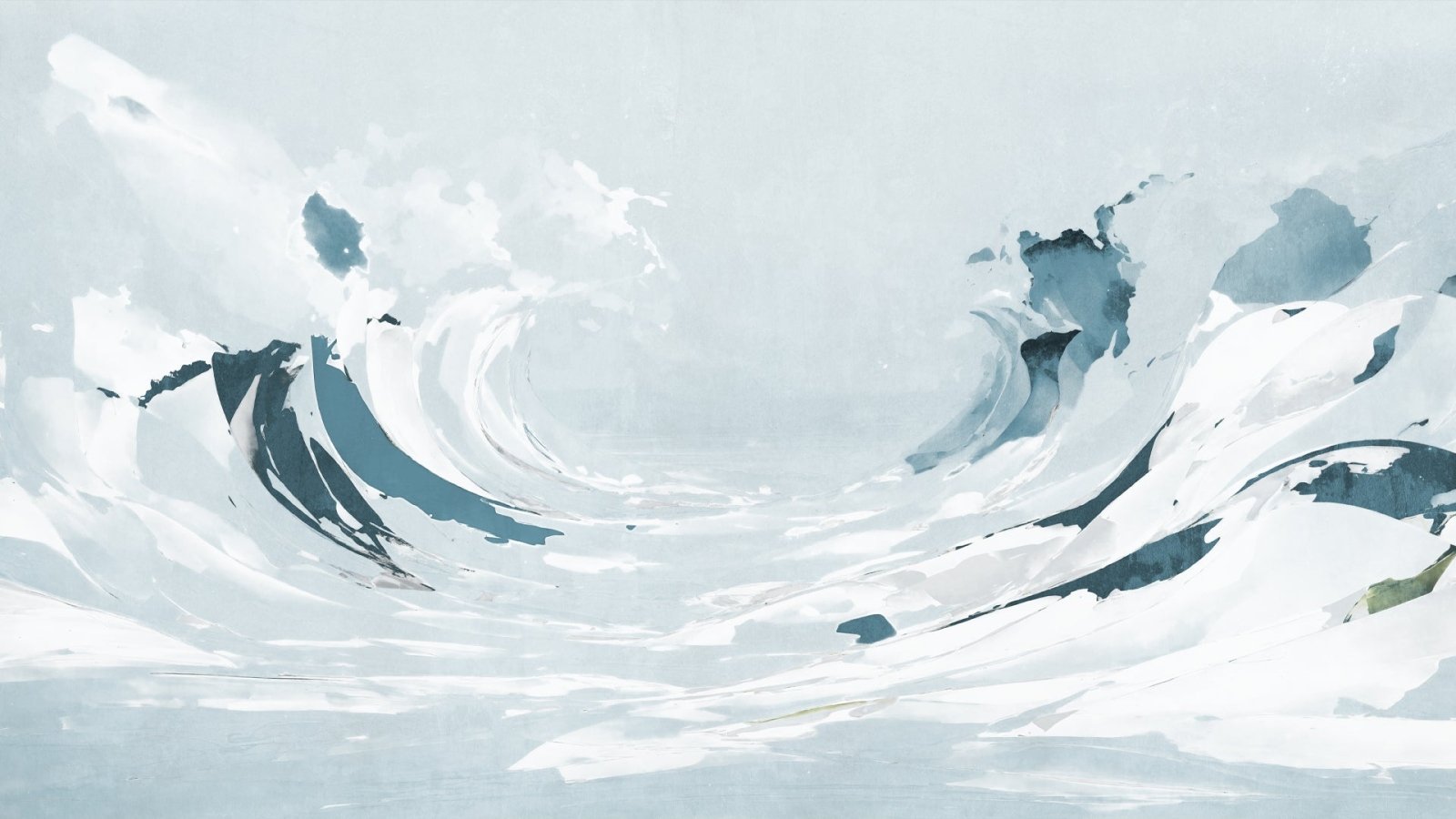 Oceanic Swirl-Peel and Stick Wallpaper